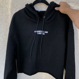 I Am Gia cropped hoodie